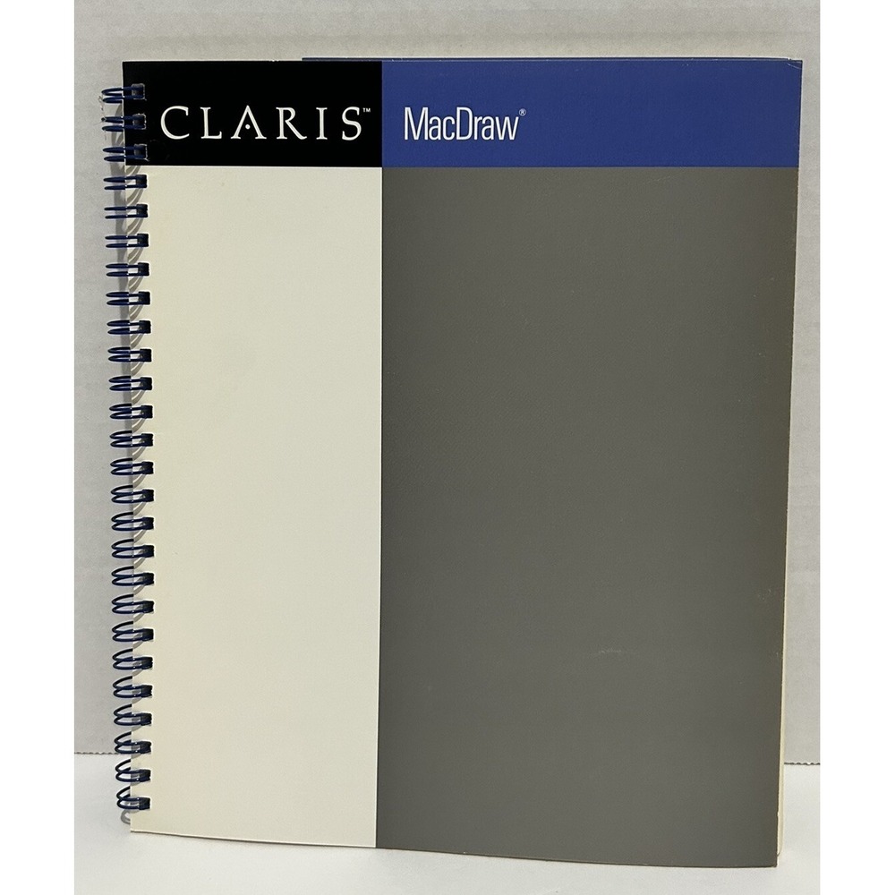 Claris MacDraw Manual 1988 Macintosh Collector Vintage